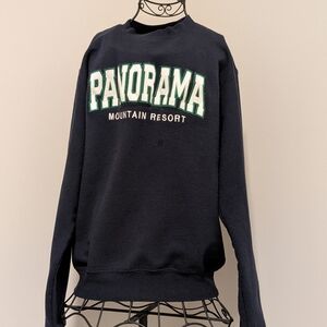 Champion Panorama Mountain Resort Crewneck - Navy Blue - Size Small